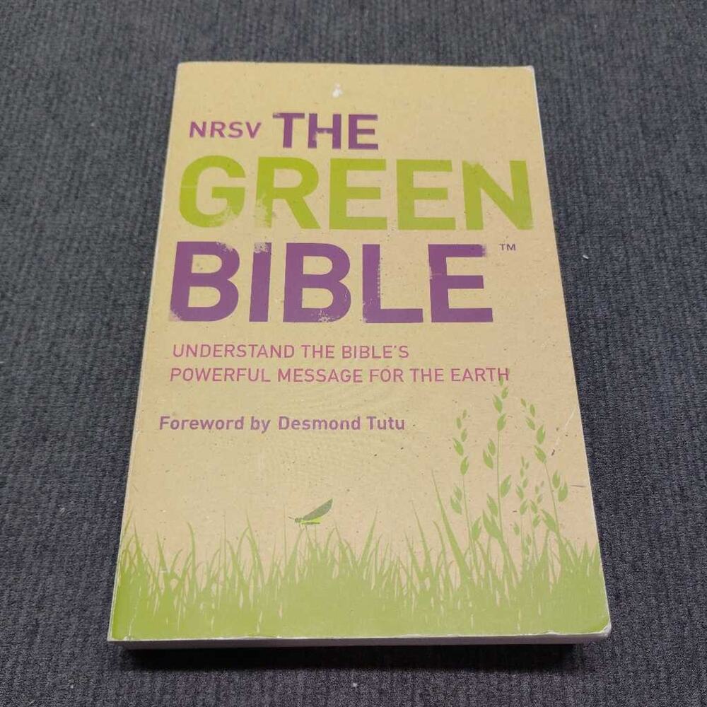 NRSV The Green Bible New Revised Standard Version Paperback HarperOne Tutu